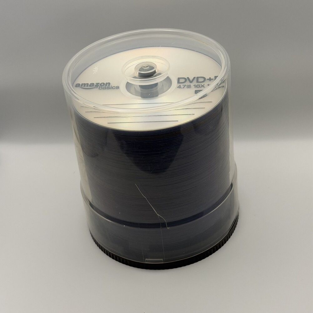 DVD-R Amazon 16X 4.7GB RW Blank Media Disc 75-95 remaining Opened Package Used